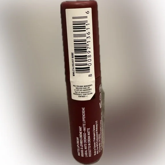 NYX Velvet Matte Lipstick in Rich Maroon - Picture 2 of 2
